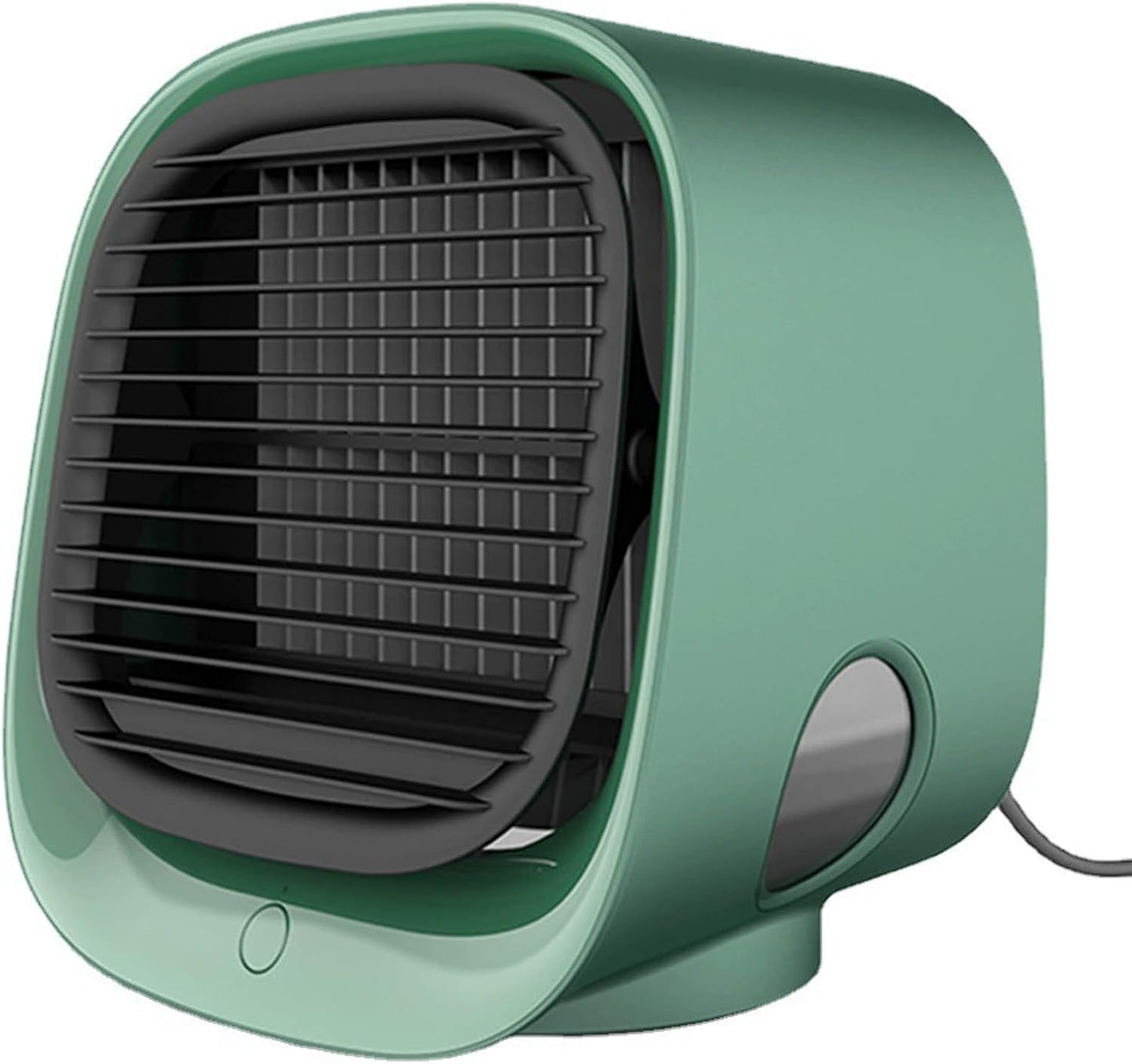 LilCooler Portable AC, Climatiseur Mobile Portable, Mini Refroidisseur D'air, Mini Air Climatiseur Ventilateur Avec 3 Vitesses Réglable Pour Chambre à Coucher, Bureau (Blanc)