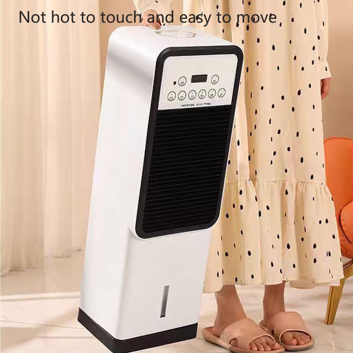 Télécommande - Classe énergétique A - Refroidissement Et Chauffage évaporatifs - Chauffage Mobile Et Ventilateur De Refroidissement