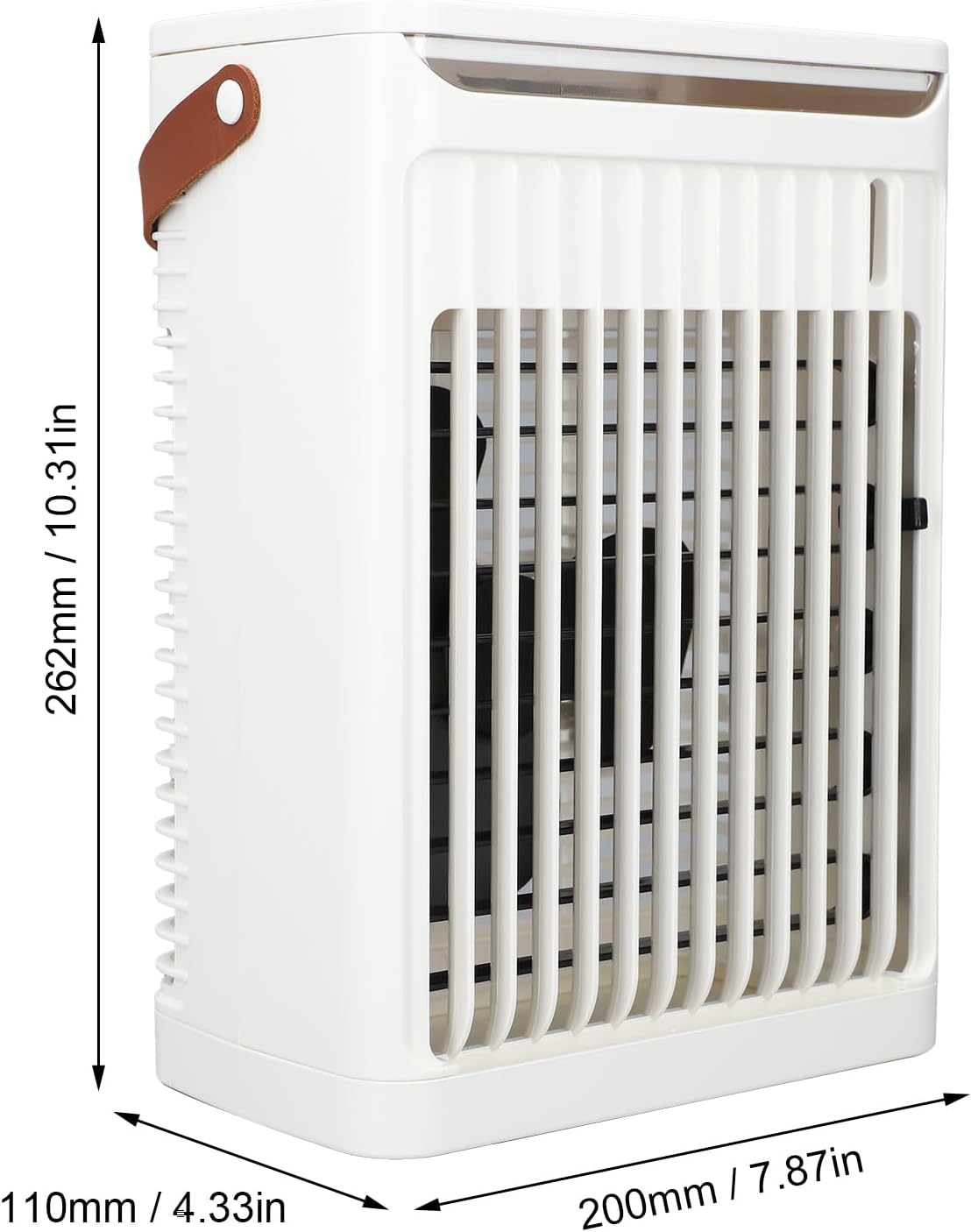 Climatiseur Portable Moteur Puissant 2 Modes De Brume De Refroidissement Ventilateur 5 Vitesses 7 LED Pour La Maison, Le Bureau, Le Dortoir, Le Camping Avec Réservoir De 680 Ml