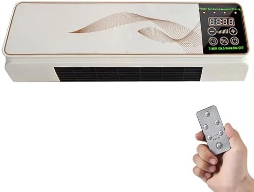 GENERIC Ventilateur De Chauffage Et De Refroidissement Mural, Fonctionnement Silencieux Silencieux Sous 45dB, Facile à Installer Sans Drainage Requis, Conception Compacte Pour La Maison