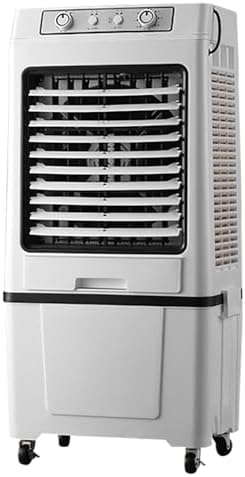 GENERIC Réservoir De Refroidisseur D'évaporation De L'industrie 40L, Climatiseur Mobile à 3 Vitesses Pour Les Grandes Pièces, Oscillant Avec Roulettes, Refroidissement Efficace Et Purification De L'air Pour L