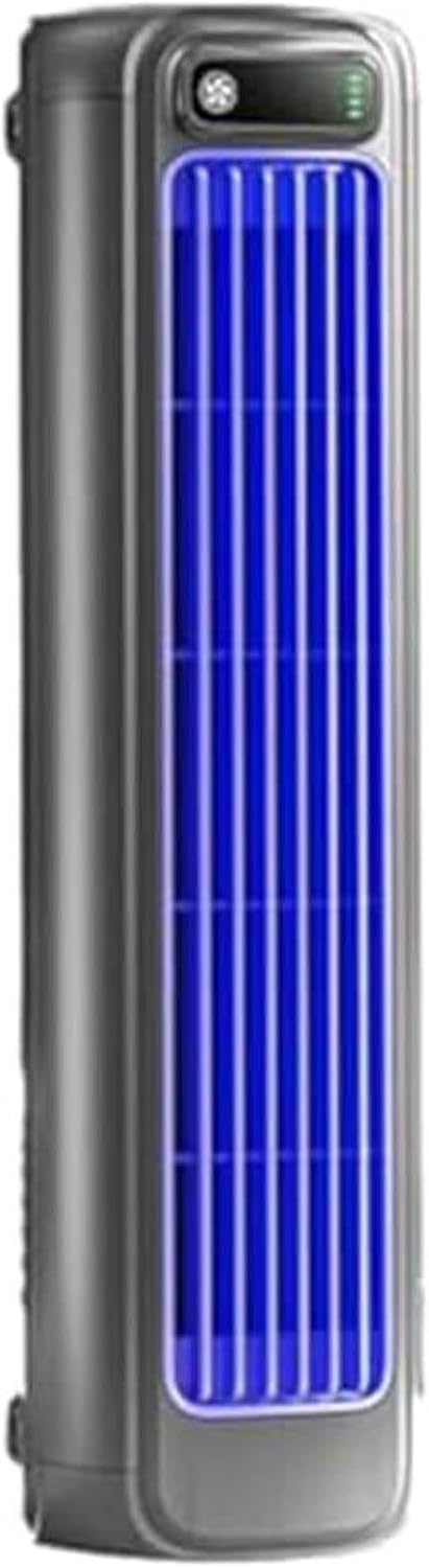 GENERIC Ventilateur De Refroidisseur D'air Portable à 3 Vitesses, Unité De Bureau à Batterie De 2000mAh Avec Charge USB, Circulateur D'air Turbo Sans Lame Silencieux Pour La Chambre De Bureau à Domicile, Conc