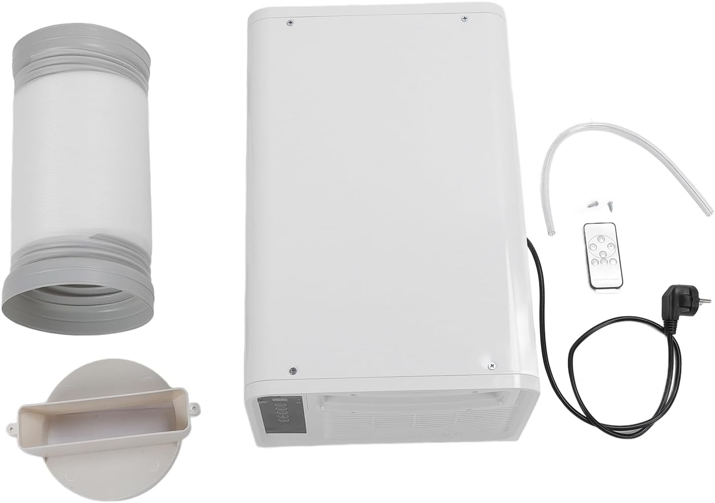  SIXRUN Climatiseur Compresseur, Climatisation Contrôle Vocal Air Froid/Chaud Avec Télécommande Pour Bateau Caravane Dortoir Espace De 1 à 10㎡ (Prise UE 220V)