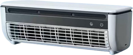  Mini Climatiseur Mobile Refroidisseur D'Air 3 Vitesses De Ventilateur Pas D'Installation, Refroidissement Silencieux Pour Camping-Car, Chambre, Bureau, Camping (Blanc)