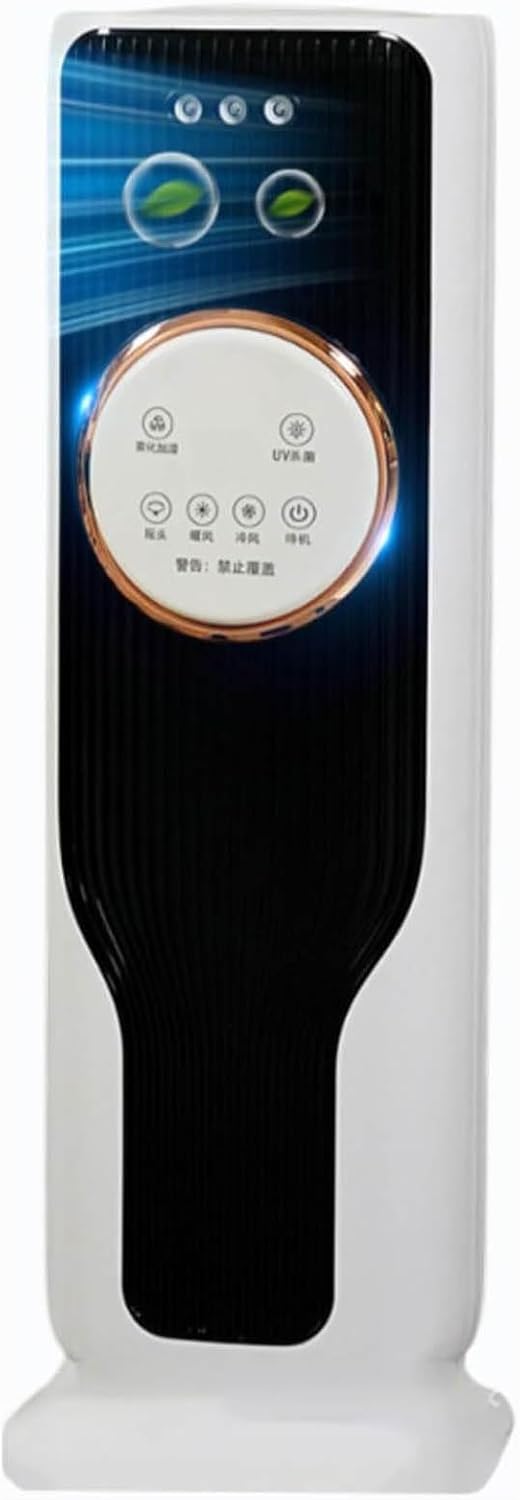 GENERIC Refroidisseur Par évaporation Portable Avec Télécommande, 4 Modes, 3 Vitesses, Minuterie 12 H, Réservoir De 1,2 L, Ventilateur Tour Silencieux Pour Chambre à Coucher Et Bureau
