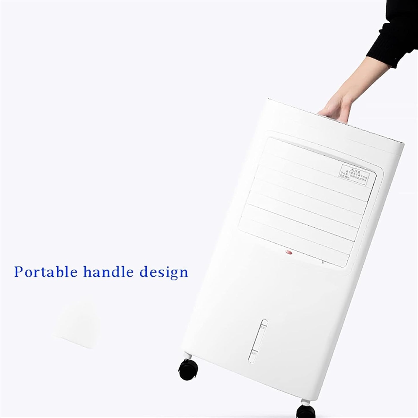 GENERIC Refroidisseur D'évaporation Portable Avec Télécommande, Ventilateur De Brive Silencieux Pour Le Bureau à Domicile, Dispositif De Refroidissement Efficace énergétique Avec Flux D'air Réglable, Concepti