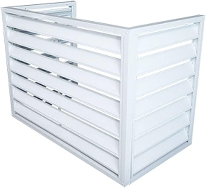 GENERIC Housse En Aluminium Pour Climatiseur – Protection Extérieure Pour Pompes à Chaleur Et Unités De Climatisation – Bouclier D'hiver Complet – Matériau Blanc Pour Une Utilisation En Intérieur/extérieur