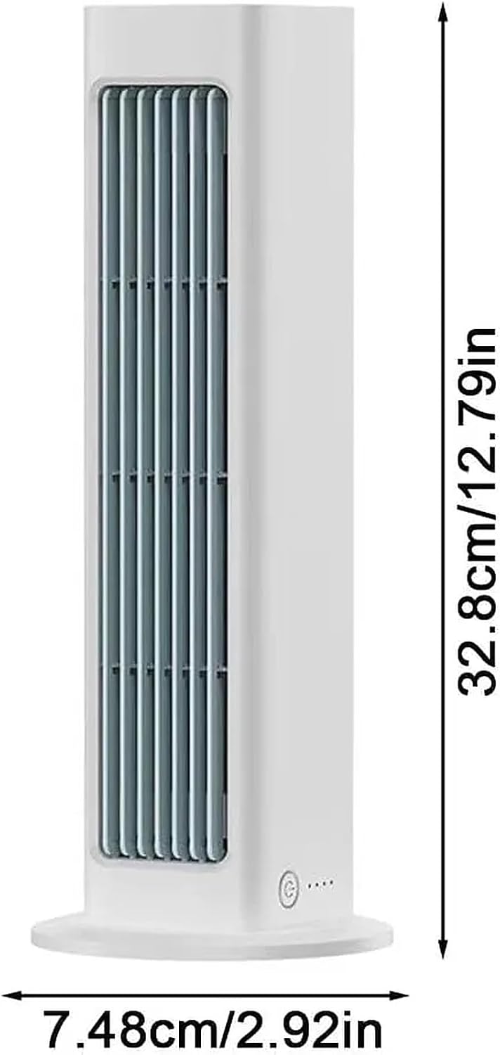 Ventilateur De Refroidissement Portable à 3 Vitesses, Refroidisseur D'air Mural Sans Fil Avec Autonomie 24H, Climatisation Personnelle Silencieuse Pour Bureau De Chambre à Coucher Bureau Voiture Burea