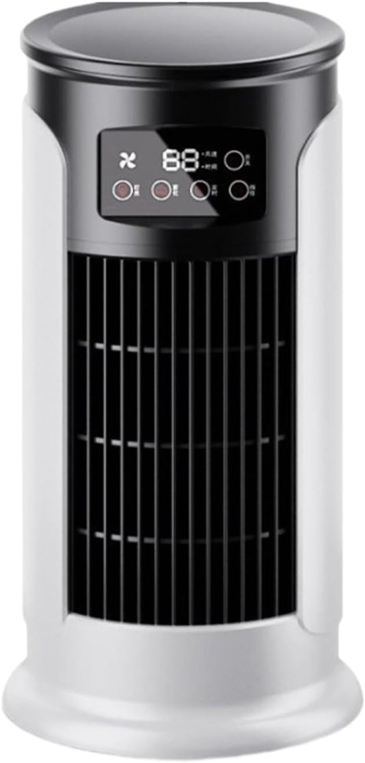 Ventilateur Climatiseur, Ventilateur Personnel Rafraîchisseur D'Air Évaporatif, Vitesses Réglables - Réservoir 300ml - Silencieux Pour Bureau, Domicile Et Voyage