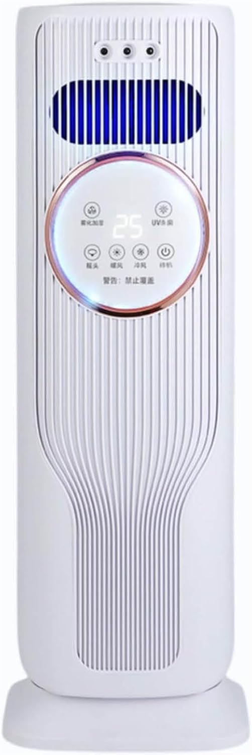 GENERIC Refroidisseur Par évaporation Portable Avec Télécommande, 4 Modes, 3 Vitesses, Minuterie 12 H, Réservoir De 1,2 L, Ventilateur Tour Silencieux Pour Chambre à Coucher Et Bureau