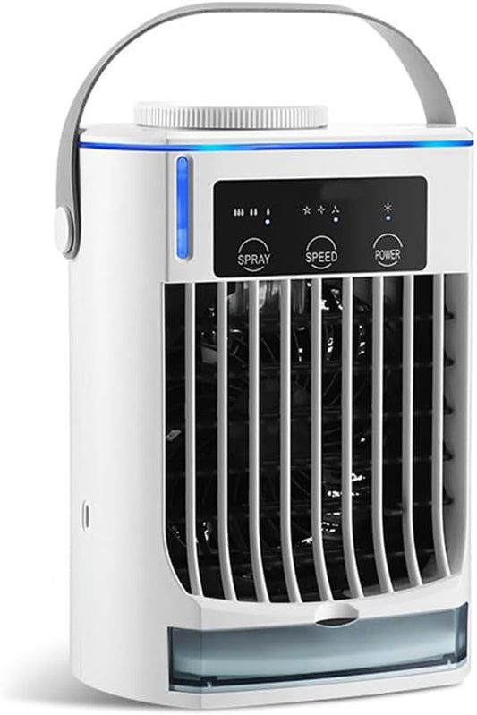  Ventilateur Brumisateur Portable, Ventilateur De Pulvérisation D'eau, Refroidisseur D'air Personnel USB Par évaporation à 3 Vitesses Avec Réservoir D'eau De 500 Ml Pour Le Camping, L