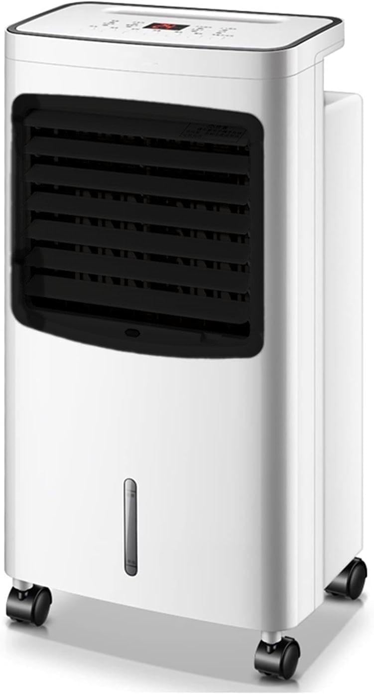 GENERIC Refroidisseur D'évaporation Portable Avec Télécommande, Ventilateur De Brive Silencieux Pour Le Bureau à Domicile, Dispositif De Refroidissement Efficace énergétique Avec Flux D'air Réglable, Concepti