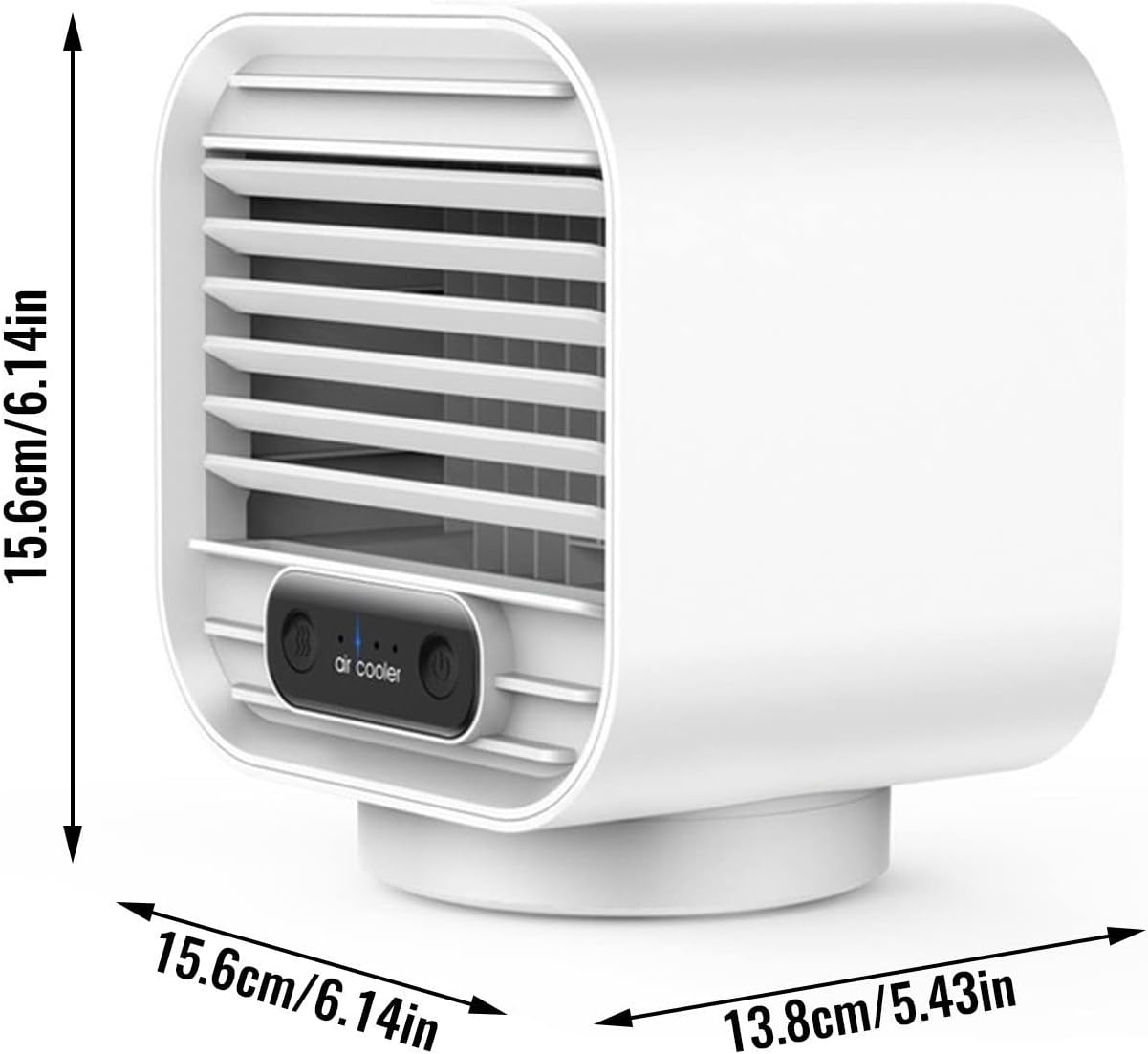  DieffematicKTY Climatiseur Mobile Portable Air Cooler Fan Summer Spray Three Gears Air Adjustable Mini Portable Air Conditioner (Color : White)