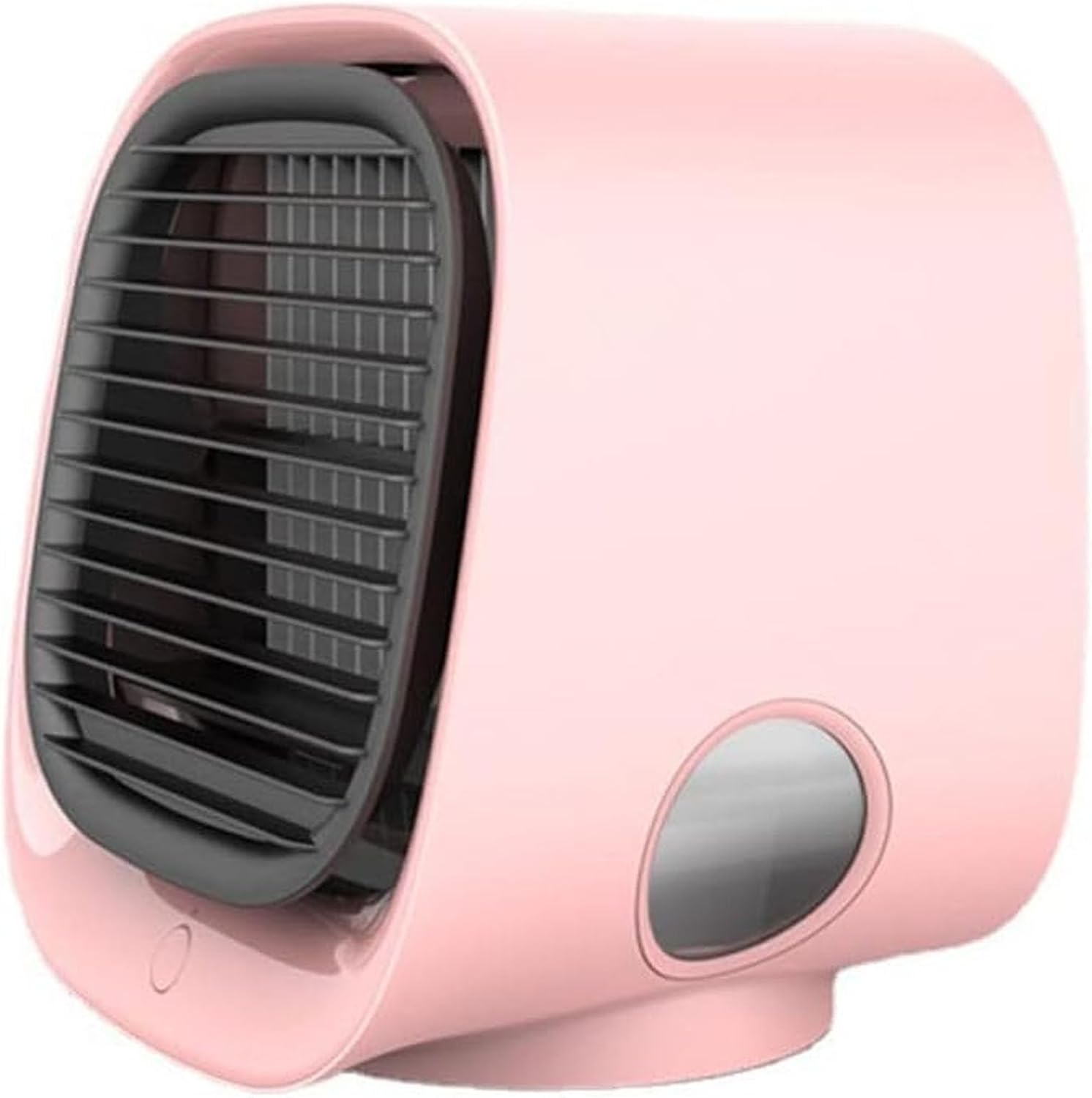 GENERIC Mini Ventilateur De Refroidissement Portable, Version 2026 Améliorée, Avec 3 Vitesses De Refroidissement Et Réservoir De 300 Ml, Ultra-silencieux, Idéal Pour La Chambre, Le Bureau Ou La Maison Pink