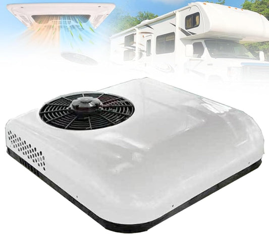 GENERIC Climatiseur DC Pour Camping-car, Camion, Camping-car, Unité De Toit électrique Légère Et Portable 12 V/24 V Pour Un Refroidissement Efficace