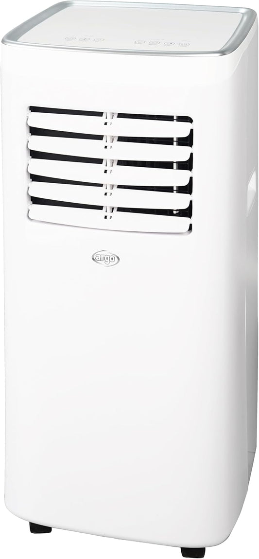  ARGO - Climatiseur Mobile Compact Étienne - 3 Fonctions Refroidissement Ventilation Déshumidification - 8000 BTU/h - Classe Énergétique A - Blanc - 69 X 32.8 X 33.4 Cm - ARG-ETIENNE