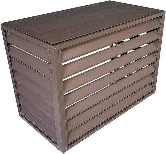 GENERIC Housse De Protection En Aluminium Pour Climatiseur - Étanche - Pour Pompe à Chaleur Extérieure - Pour Mini Systèmes Divisés - Réduit La Rouille Et Les Dommages