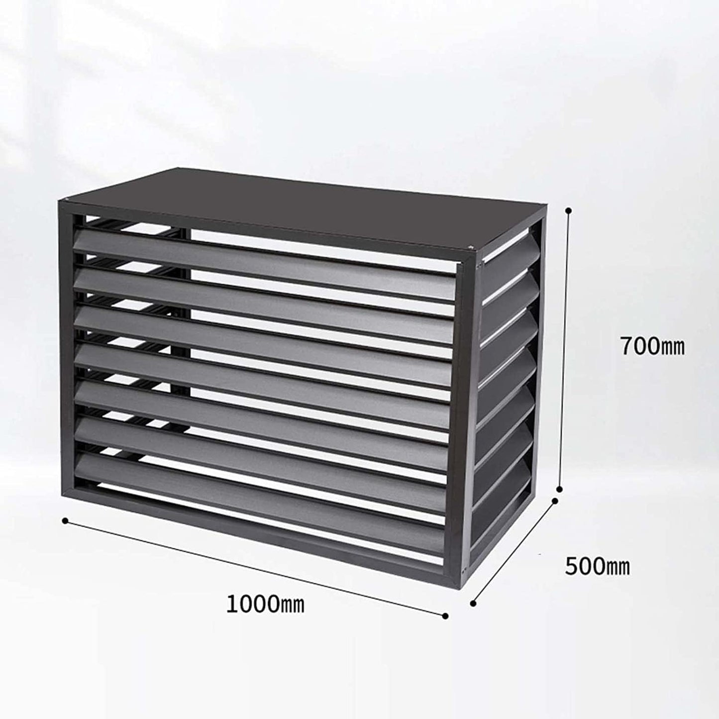  Couverture De Climatiseur De Fenêtre Extérieure, Couverture De Protection Résistante Aux Intempéries En Aluminium For Les Unités Extérieures, Écran De Confidentialité For Stores De Jardin (Color : Sc