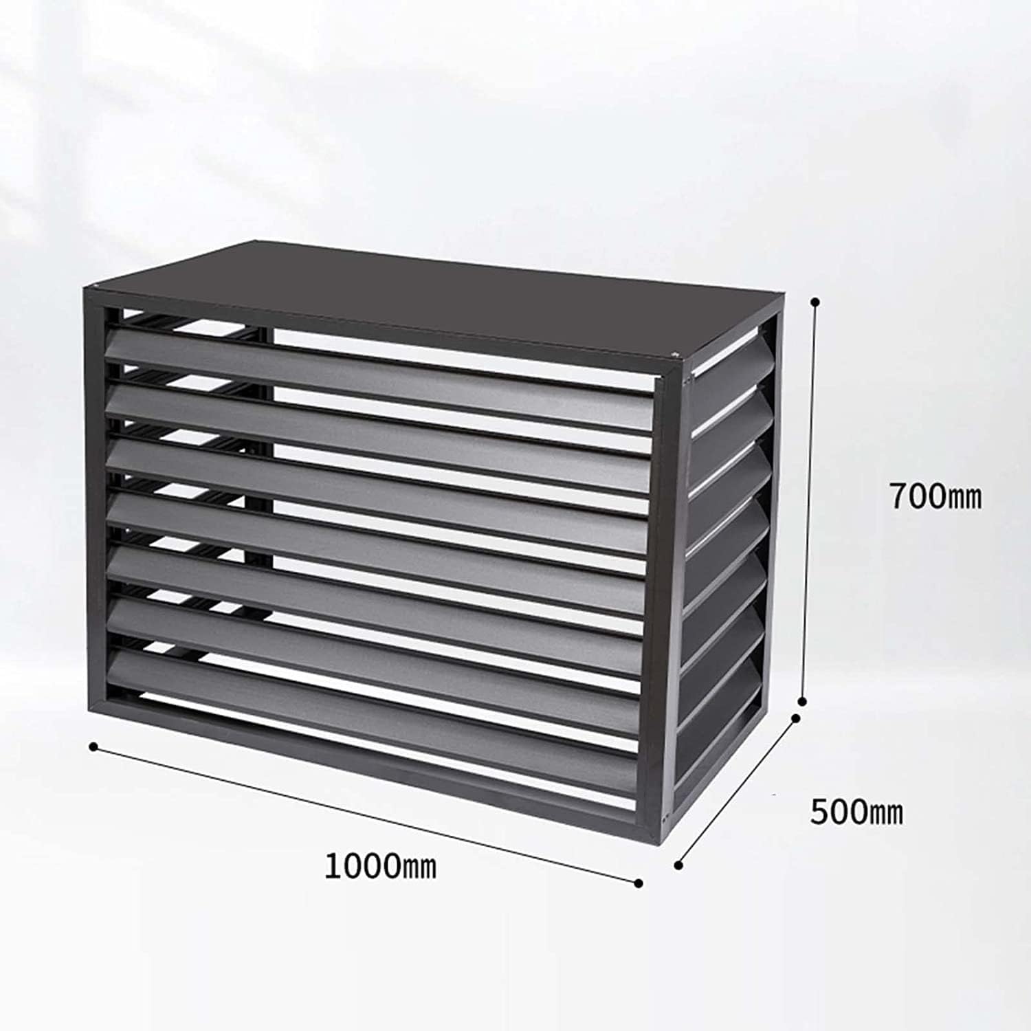  Couverture De Climatiseur De Fenêtre Extérieure, Couverture De Protection Résistante Aux Intempéries En Aluminium For Les Unités Extérieures, Écran De Confidentialité For Stores De Jardin (Color : Sc