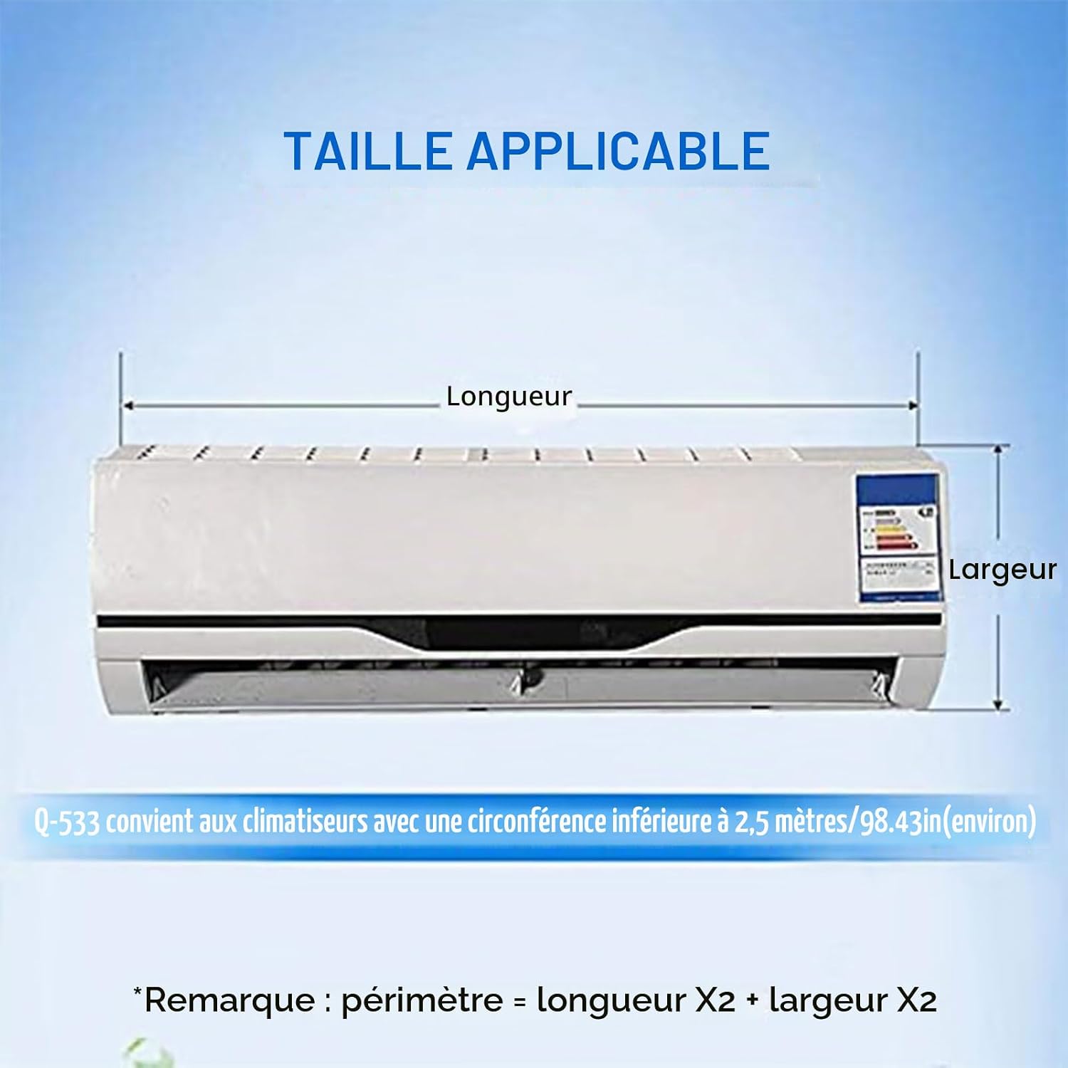  Sac De Lavage Pour Climatiseur D'air, Couvercle Mural Pour Climatiseur Avec Bec De Vidange Et Tuyau étanche Anti-poussière (Q533)