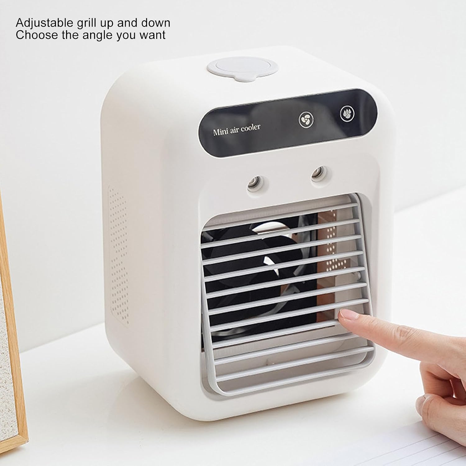 Climatiseur Portable 500 Ml, 2 Vitesses, Brume Froide, Pulvérisation Longue Durée De 10 Heures, Refroidisseur D'air Et Humidificateur