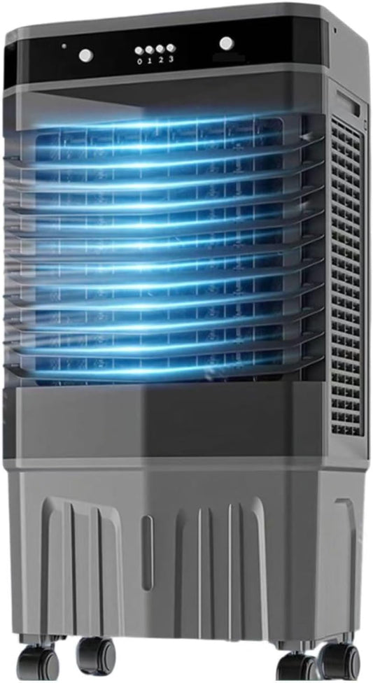 GENERIC Portable Refroidisseur D'air évitif 12H Timer Télécommande, 3 Vitesses Ventilateur De Refroidissement Avec Réservoir D'eau Lar Pour L'utilisation De Bureau à Domicile GA