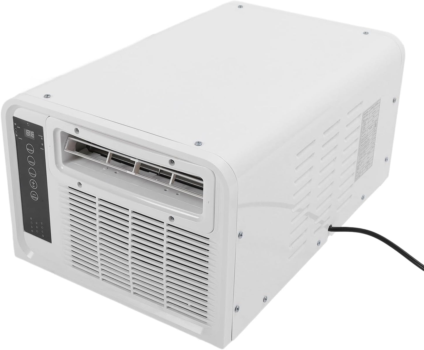  SIXRUN Climatiseur Compresseur, Climatisation Contrôle Vocal Air Froid/Chaud Avec Télécommande Pour Bateau Caravane Dortoir Espace De 1 à 10㎡ (Prise UE 220V)