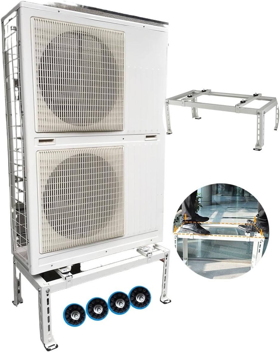  Mini Support Robuste Pour Climatiseur D'une Capacité De 204 Kg, Facile à Utiliser, Support AC Sans Conduit Pour Un Refroidissement Efficace, Idéal Pour La Maison Et Le Bureau