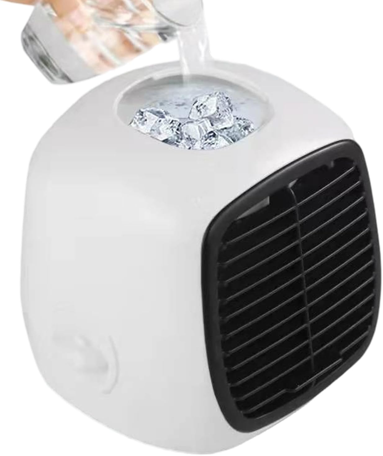  Climatiseur Portable | Rafraîchisseur Humidificateur Pour Chambre,Appareil Multifonctionnel USB Pour Tente Bureau Jardin Plage Salle De Sport Extérieur Et Voyage