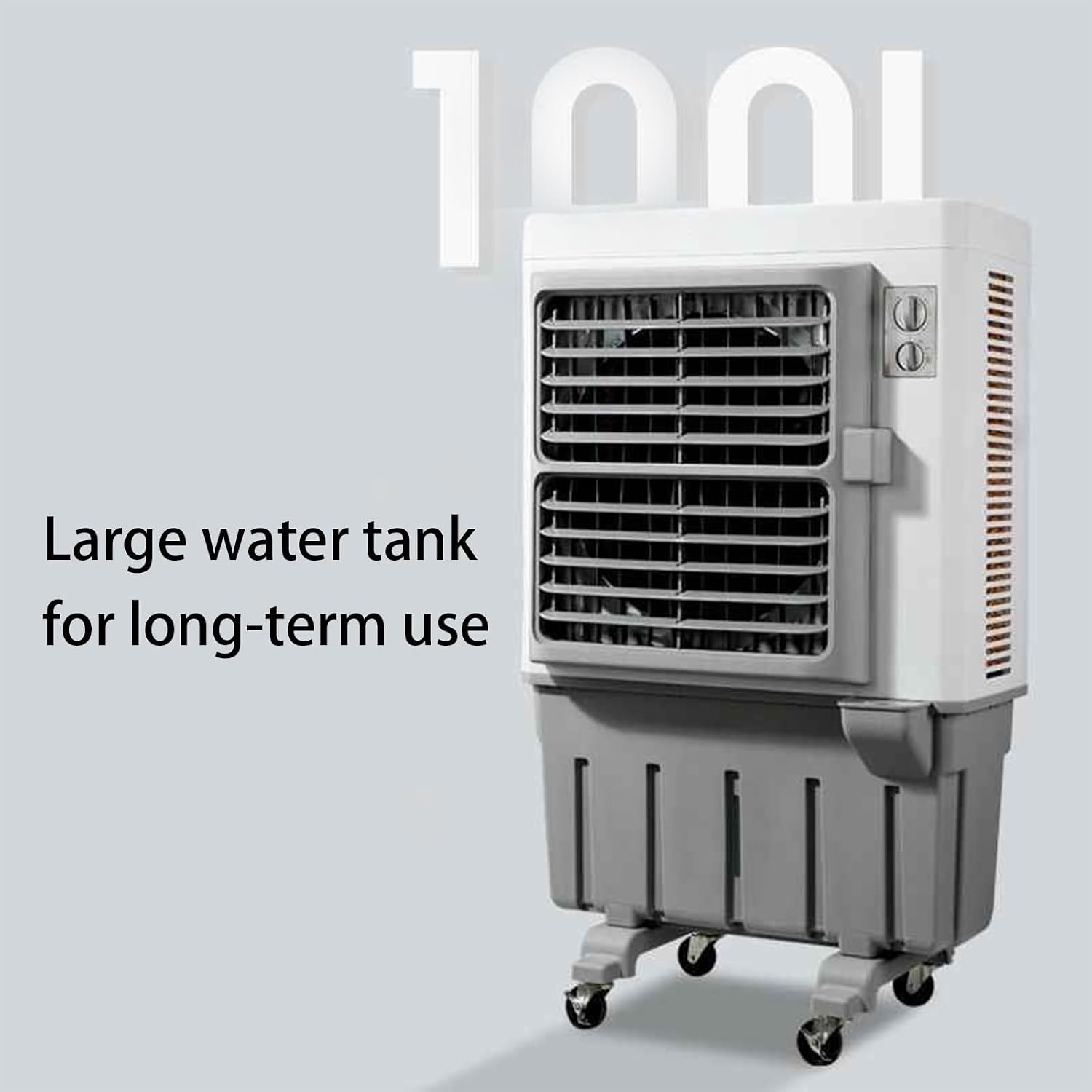 GENERIC Refroidisseur D'air Par évaporation Avec Oscillation à 90°, Grand Réservoir D'eau Et 3 Vitesses De Vent Pour L'intérieur Et L'extérieur, Idéal Pour Le Confort Dans Des Conditions Sèches