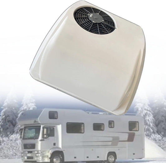  Climatiseur De Toit De Voiture Ultra-Mince 12 V/24 V Cc Pour Camping-Car, Climatiseur Pour Camping-Car, Chauffage Et Climatisation, Compatible Avec Les Mini-Fourgonnettes, Pick-Up, Camping-Cars, Camio