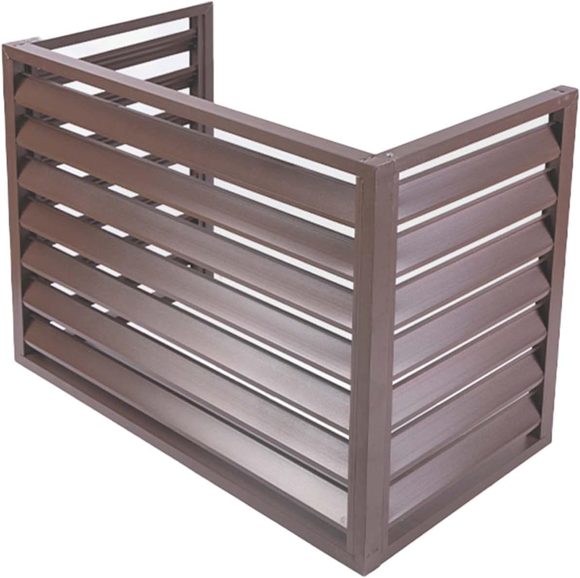 GENERIC Housse En Aluminium Pour Climatiseur Toutes Saisons – Décoration Extérieure Pour Unités De Climatisation Et Poubelles – Protection Autoportante Pour équipement D'extérieur