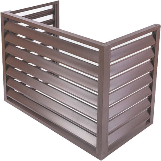 GENERIC Housse En Aluminium Pour Climatiseur Toutes Saisons – Décoration Extérieure Pour Unités De Climatisation Et Poubelles – Protection Autoportante Pour équipement D'extérieur