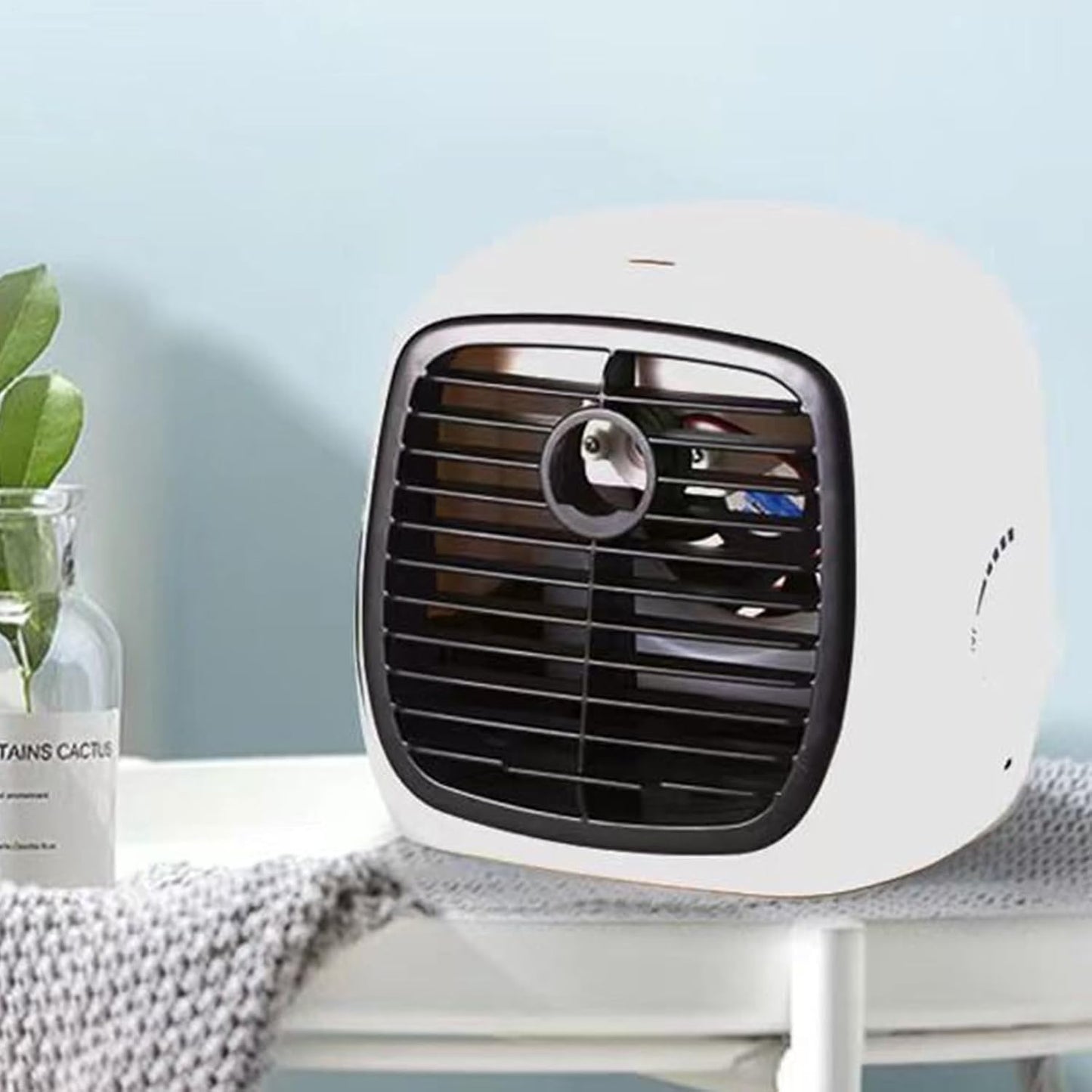  Climatiseur Portable | Rafraîchisseur Humidificateur Pour Chambre,Appareil Multifonctionnel USB Pour Tente Bureau Jardin Plage Salle De Sport Extérieur Et Voyage