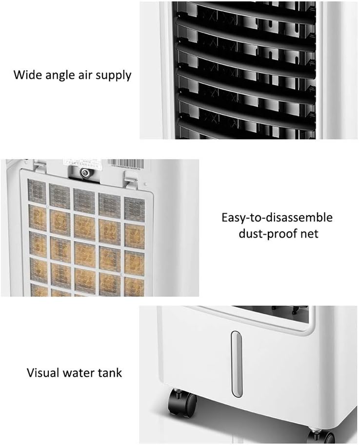  Refroidisseurs D'air Spatiaux Sans Pales De Bureau De Ventilateur De Climatiseur Portable, Refroidissement Unique Ultra-silencieux Pour Unité De Climatisation De Chambre à Coucher, Ventilateur D'air