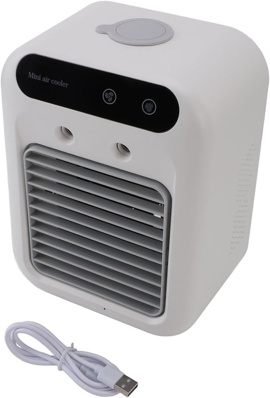  Climatiseur Portable 500 Ml, 2 Vitesses, Brume Froide, Pulvérisation Longue Durée De 10 Heures, Refroidisseur D'air Et Humidificateur
