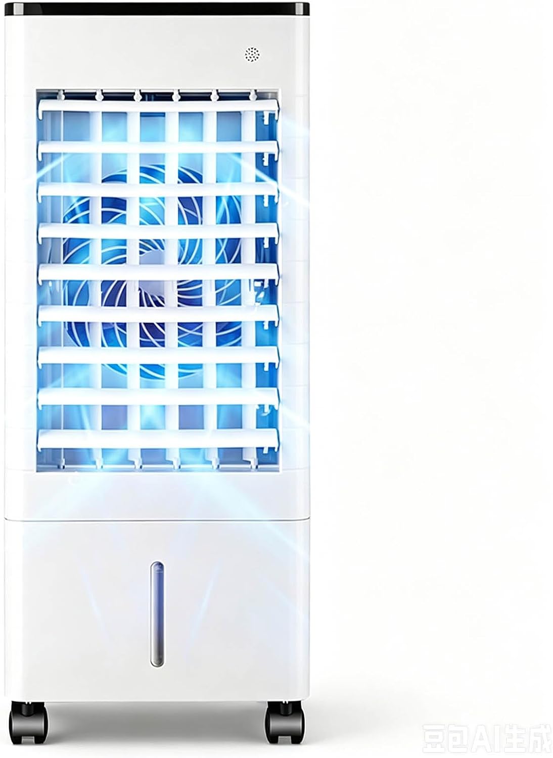  Climatiseur Portable Sans Conduit Avec Réservoir D'eau De 9 L, Télécommande, Minuterie 15 H, Arrêt Automatique, Ventilateur à 3 Vitesses Pour Chambre, Bureau, Maison