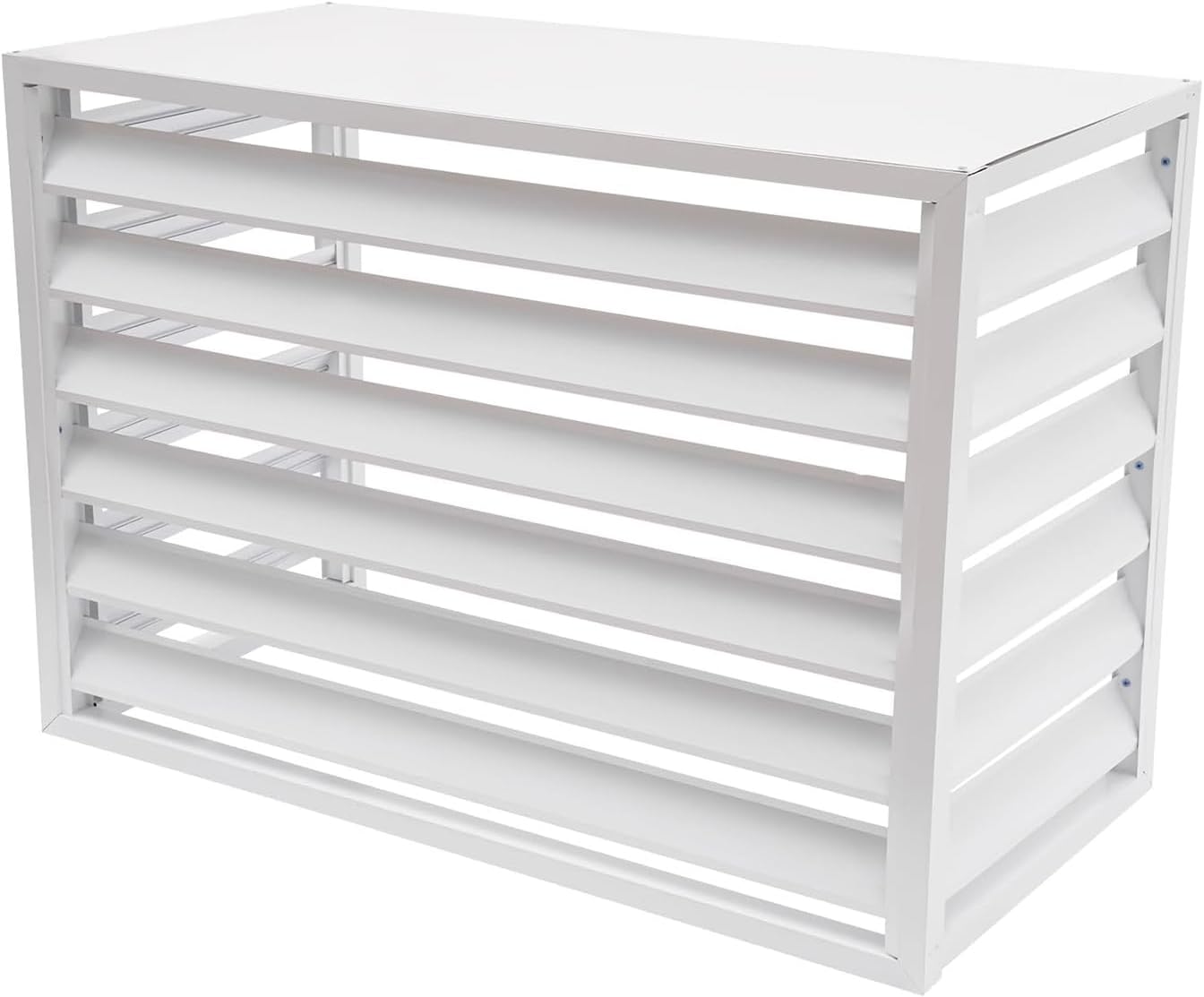 GENERIC Housse De Climatiseur Extérieur Pour Pompe à Chaleur Pour Unités Extérieures (L120W70H150) – Protection Imperméable Contre Les Intempéries, Les Rayons UV Et Les Débris – 5P