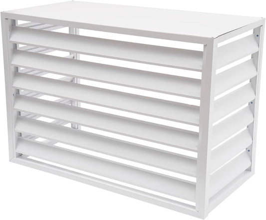 GENERIC Housse De Climatiseur Extérieur Pour Pompe à Chaleur Pour Unités Extérieures (L120W70H150) – Protection Imperméable Contre Les Intempéries, Les Rayons UV Et Les Débris – 5P