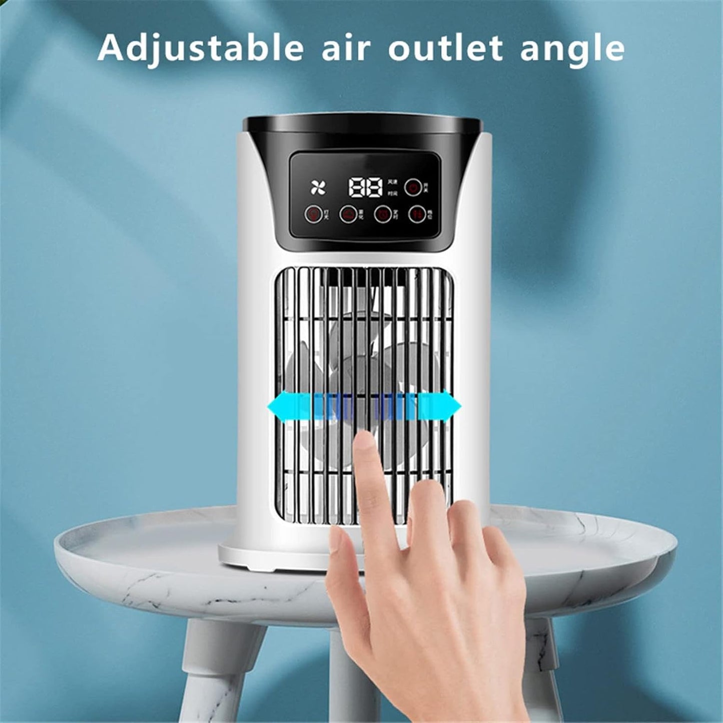  Ventilateur De Climatiseur Portable,Climatiseurs Portables | Climatisation Personnelle - Petit Refroidisseur D'air De Ventilateur De Refroidissement Silencieux De Climatisation Pour La Chambre à Couch