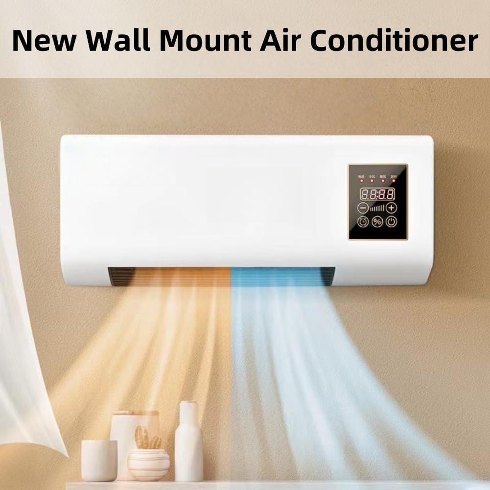  Ventille Portable Double Cool Heat Mode 30dB Ultra Calme Pour La Chambre Jusqu'à 300 Sqft Efficace D'énergie Avec Télécommande Pour L'utilisation De L'appartement De Bureau à Domicile (54 * 20 * 11.5c