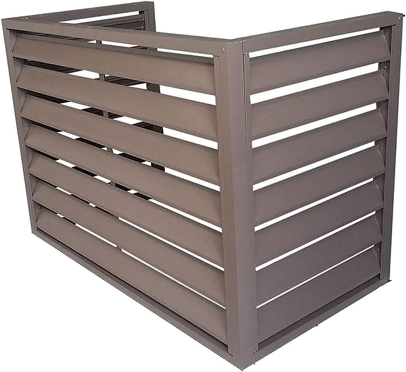 GENERIC Housse De Climatiseur D'intérieur Et D'extérieur En Aluminium Pour Mini Climatiseur Et Pompe à Chaleur, Protection Résistante Aux Intempéries Avec étagère Pour Plantes (taille : 110 X 60 X 80 Cm