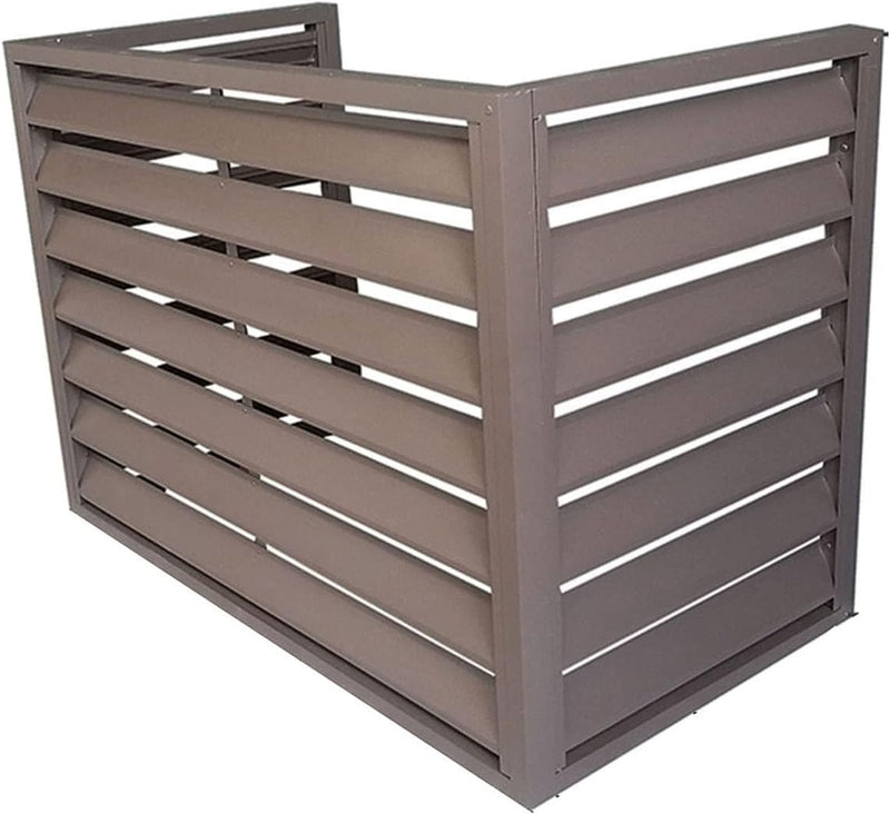 GENERIC Housse De Climatiseur D'intérieur Et D'extérieur En Aluminium Pour Mini Climatiseur Et Pompe à Chaleur, Protection Résistante Aux Intempéries Avec étagère Pour Plantes (taille : 110 X 60 X 80 Cm