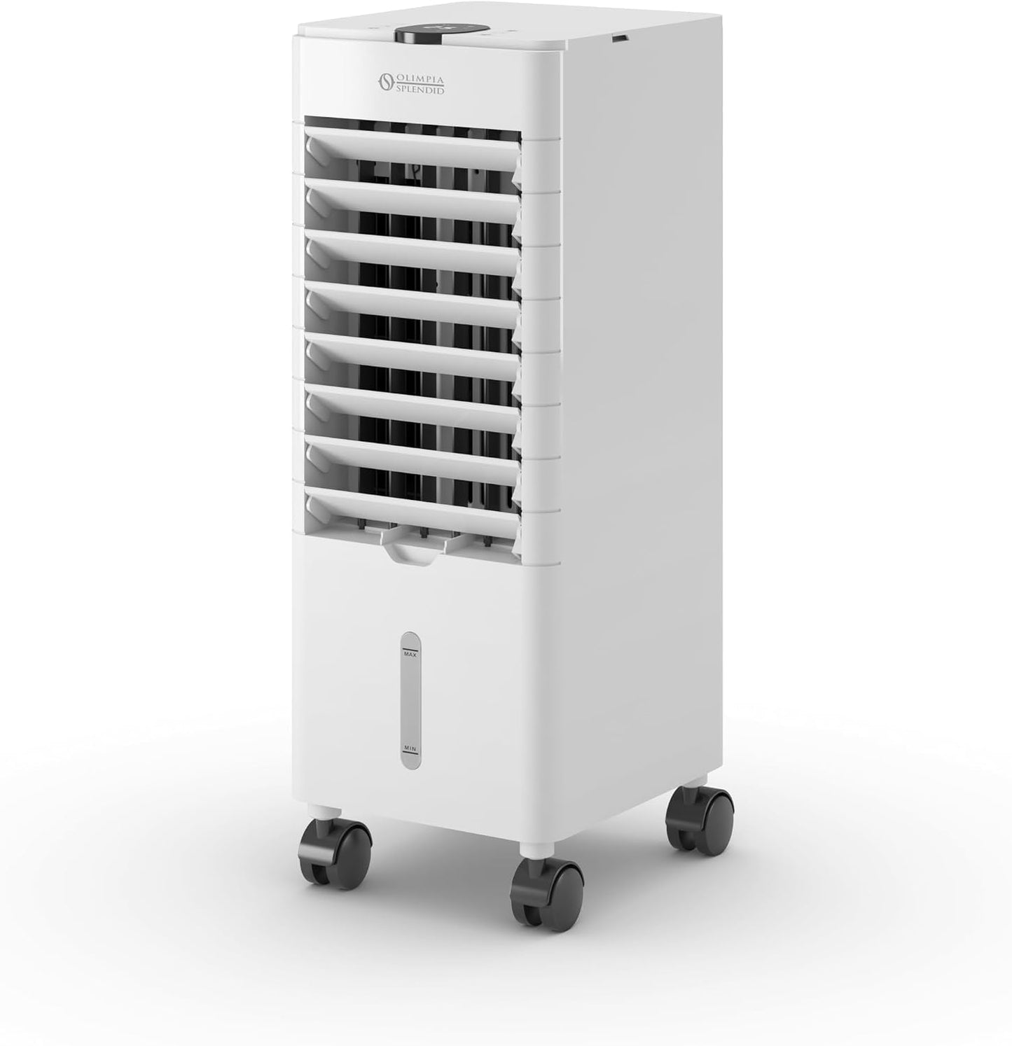  Olimpia Splendid, Peler 4T Raffrescatore Evaporativo, 4 Litri, Purificatore D'Aria, Raffrescamento, Ventilazione, Touchscreen Display, Facilità Di Trasporto