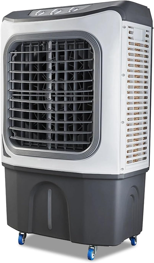 GENERIC Refroidisseur D'air Par évaporation Portable Avec Fonction D'humidification, Ventilateur De Refroidissement 3 En 1 Pour Intérieur Ou Extérieur, Patio, Garage
