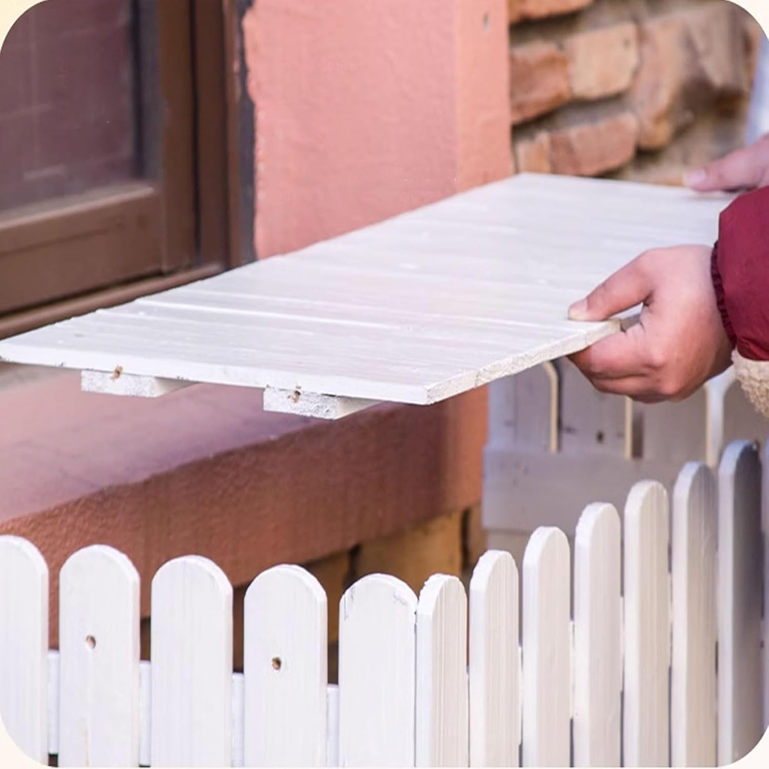  Housse De Protection En Bois Pour Climatiseur Extérieur - Pour Pompe à Chaleur Et Climatisation - Gris - Dimensions : 105 X 50 X 95 Cm - Protection Contre Les Intempéries Pour Unités Extérieures