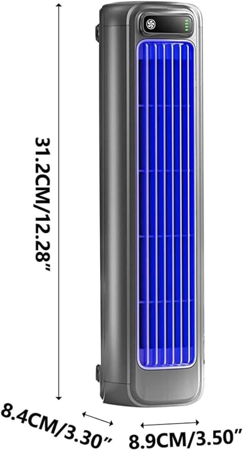 GENERIC Climatisation Portable Avec 3 Vitesses De Vent, Refroidisseur D'air, Aucune Installation Requise, Fonction De Charge USB, Portable, Petit Ventilateur, Refroidissement à L'air
