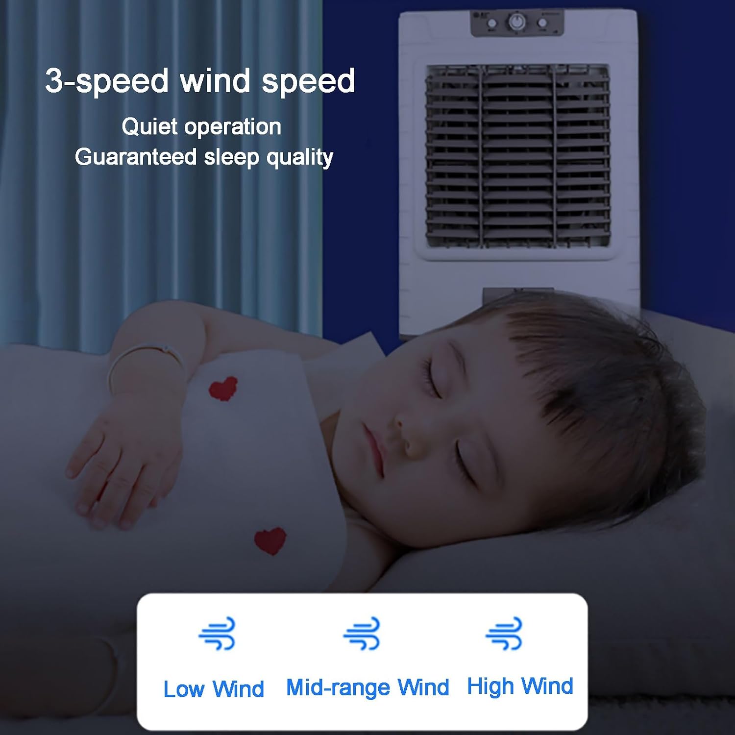  Refroidisseur D'air Par évaporation, 200 W, Réservoir De 60 L, Oscillation à 120°, Idéal Pour Terrasse, Jardin, Véranda, Usine, Bureau Et Usage Commercial.