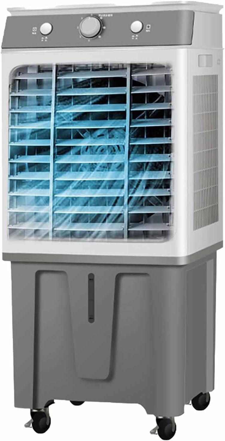 GENERIC Refroidisseur D'air Portable, Grand Réservoir De 65 L, 3 Vitesses De Ventilateur, Modes 3 En 1, Pour Pièces De 20 à 90 ㎡, Refroidisseur Par évaporation à La Maison/bureau/école