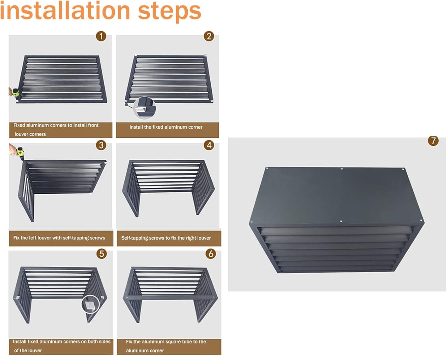  Housse De Protection Imperméable Pour Climatiseur De Fenêtre D'extérieur En Aluminium Robuste Pour Unité De Condensation Et Poubelle - Résistante à La Poussière Et Durable